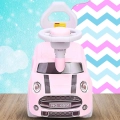 JEŹDZIK MINI COOPER CHODZIK PCHACZ KLAKSON RÓŻOWY DLA DZIECKA, DZIEWCZYNKI