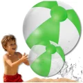 PIŁKA PLAŻOWA DMUCHANA NA BASEN OGRÓD DUŻA 53 CM ZIELONA