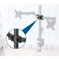 Uchwyt na dwa monitory BONTEC MDM002 13-27'', VESA 75/100 Powystawowy