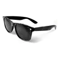 Okulary ajurwedyjskie do poprawy wzroku Pinhole czarne okulary treningowe do oczu