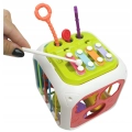 ZABAWKA SENSORYCZNA 7w1 KOSTKA SORTER CYMBAŁKI KLOCKI EDUKACYJNA