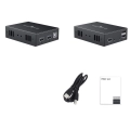Przedłużacz PWAYTEK HDMI KVM USB zaawansowany extender sygnału do sterowania komputerem na odległość