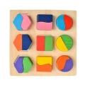 LT299 DREWNIANA UKŁADANKA FIGURY MONTESSORI