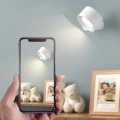 Lampa ścienna LED Feallive dotykowa 360° biała/ciepła akumulator