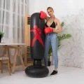 Worek bokserski treningowy 160 cm z pompą nadmuchiwany worek do ćwiczeń boksu i rozładowania stresu