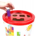 ZESTAW DREWNIANYCH KLOCKÓW W WIADERKU SORTER KLOCKÓW 100 el