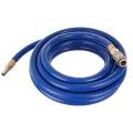 Waż Pneumatyczny Zbrojony PVC Przewód 5m 10mm x 16mm Szybkozłączki