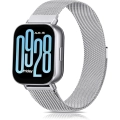 Pasek metalowy do Xiaomi Redmi Watch 5 Active/Lite srebrny Oumida