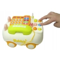 TELEFON STACJONARNY ZABAWKOWY TELEFON MUZYCZNY TELEFON NA KÓŁKACH