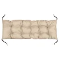 Poduszka ogrodowa 120x40 cm wodoodporna na ławkę palety beżowa