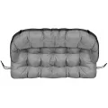 Poduszka ogrodowa 190x40 cm na kanapę ławkę wodoodporna szara