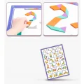 MAGNETYCZNE PUZZLE KLOCKI KSZTAŁTY ZKB-987