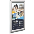 Ramki zatrzaskowe A4 DISPLAY SALES profil 25 mm srebrne 10 szt POWYSTAWOWY