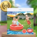 DMUCHANY BASEN BASENIK BRODZIK DLA DZIECI CZERWONY 122 CM X 25 CM BESTWAY