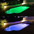 Reflektor basenowy LED LyLmLe PAR56 35 W RGB IP68 pilot 12 V AC POWYSTAWOWY