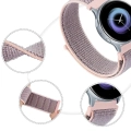 Pasek do zegarka smartwatch silikon 20mm Mugust 3 szt. rzep szary/różowy/niebieski