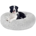 Poduszka dla psa Puppy Love, szerokość 100 cm, jasnoszara