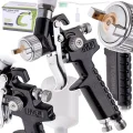 Pistolet Lakierniczy Malowania MINI HVLP Dysza 0,8 BLACK do Zaprawek 125ml