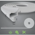 Uszczelka do drzwi i okien 40m (8x5m) Premium przeciw przeciągom biała-szara