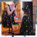 STRÓJ CZARODZIEJA MAGIKA HALLOWEEN KOSTIUM PELERYNA + KAPELUSZ