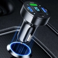 Szybka ładowarka samochodowa USB-C PD USB QC 3.0 szybkie ładowanie do telefonu w aucie