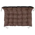 Poduszka ogrodowa 120x80 cm na ławkę palety wodoodporna brązowa