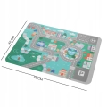 DREWNIANE KLOCKI MIASTO ZESTAW 115 KLOCKÓW PUZZLE DROGA AUTA KLOCKI WOREK