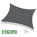Żagiel ogrodowy przeciwsłoneczny Axt Shade 2x2 m wodoodporny antracyt