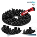 Łożyska płytowe gumowe QUICK2FIX uszczelka 2×10 mm 50 szt. do paneli tarasowych