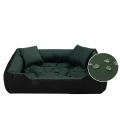 Legowisko dla psa kojec ECCO 55x45 cm wodoodporne zielone