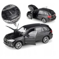 Model BMW X5 w skali 1:24 czarna kolekcjonerska miniatura luksusowego SUV-a