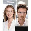 Okulary do czytania bezramkowe TERAISE lekkie unisex antyblue light