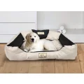 Legowisko dla psa kojec KINGDOG 145x115 cm personalizowane wodoodporne beżowe