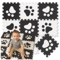 MATA EDUKACYJNA PIANKOWA PUZZLE EVA 90 x 90 GRUBA DLA DZIECI MIĘKKA