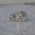 Fidget Spinner Koło Łańcuchowe Koło Zamachowe antystresowa zabawka z łożyskiem metalowa konstrukcja i płynny ruch