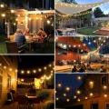 Yuucio LED string lights, G40, 75+2 plastikowe żarówki, 45 metrów