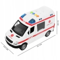 AMBULANS POGOTOWIE KARETKA OTWIERANE DRZWI DZWIĘK