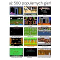 PRZENOŚNA KONSOLA DO GIER KONSOLA Z GRAMI 500 GIER KABEL AV DO TV GAMEBOY