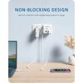 Listwa ścienna LENCENT 7 w 1 EU Plug, PD35W 3AC 3U1C listwa zasilająca z USB