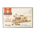 Zestaw konstrukcyjny Robotime Lokomotywa 308 elementów model 3D 307x67x82 cm