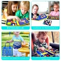 LT520 TABLICA MANIPULACYJNA DINOZAUR MONTESSORI KSIĄŻKA 3D SENSORYCZNA