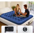 PO NAPRAWIE Materac dmuchany iDOO Model I-C-018, 203x152x33cm, niebieski