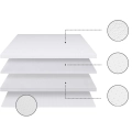 Topper BedStory 6cm 90x190cm pianka memory materac zdejmowany i zmywalny