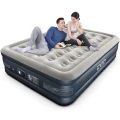 Materac dmuchany z pompką elektryczną iDOO R-M002 203x152x46cm po naprawie