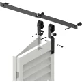 System do 2 drzwi przesuwnych TSMST F33SFS 100 cm zestaw montażowy drzwi