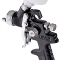 Pistolet Lakierniczy Malowania MINI HVLP Dysza 0,8 BLACK do Zaprawek 125ml