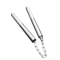 Nunchaku ze stali nierdzewnej, składane 55 cm treningowe nunchaku sztuki walki
