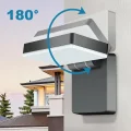 Lampa zewnętrzna LED Kingwen 40 W 3000 K IP65 czarna obracana 360° składana