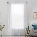 Karnisz teleskopowy SZXIMU 122-218 cm czarny z okrągłą końcówką w diamenty