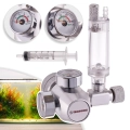 Reduktor CO2 do AKWARIUM Licznik Bąbelków Regulator Akwarystyczny Manometry